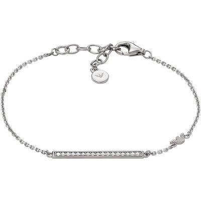 Emporio Armani Nadčasový stříbrný náramek pro ženy se zirkony EG3592040 Emporio Armani Nadčasový stříbrný náramek pro ženy se zirkony EG3592040