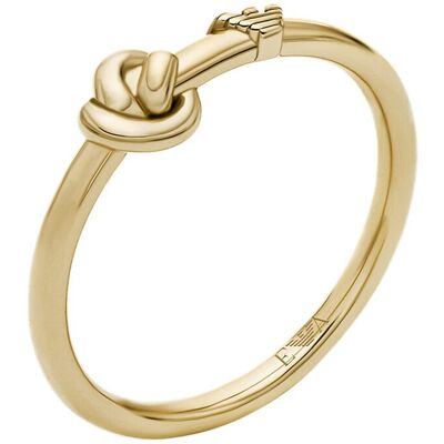 Emporio Armani Pozlacený moderní prsten Sentimental EG3638710 57 mm Emporio Armani Pozlacený moderní prsten Sentimental EG3638710 57 mm