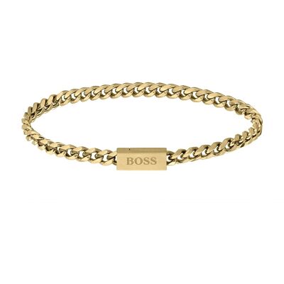 Hugo Boss Nadčasový pozlacený náramek Chain for Him 1580172 19 cm Hugo Boss Nadčasový pozlacený náramek Chain for Him 1580172 19 cm