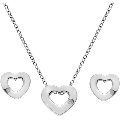 Hot Diamonds Sada stříbrných šperků Amulets SS136 (náhrdelník, náušnice) Hot Diamonds Sada stříbrných šperků Amulets SS136 (náhrdelník, náušnice)