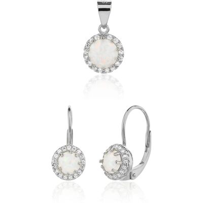 JVD Elegantní stříbrná sada šperků SVLS0121SJ6O100 (přívěsek, náušnice) JVD Elegantní stříbrná sada šperků SVLS0121SJ6O100 (přívěsek, náušnice)