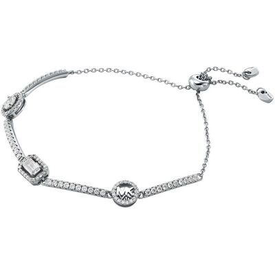 Michael Kors Něžný stříbrný náramek se zirkony Brilliance Kors MKC1715CZ040 Michael Kors Něžný stříbrný náramek se zirkony Brilliance Kors MKC1715CZ040