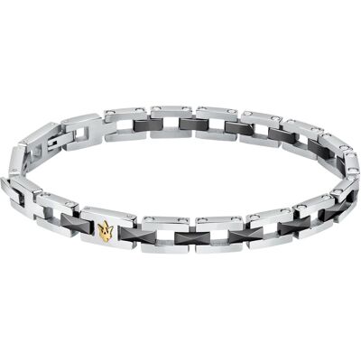 Maserati Fashion ocelový náramek pro muže Ceramic JM422ATZ16 Maserati Fashion ocelový náramek pro muže Ceramic JM422ATZ16
