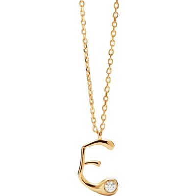 PDPAOLA Pozlacený náhrdelník písmeno "E" Initial CO01-B78-U (řetízek, přívěsek) PDPAOLA Pozlacený náhrdelník písmeno "E" Initial CO01-B78-U (řetízek, přívěsek)