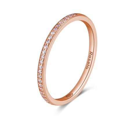 Rosato Minimalistický bronzový prsten se zirkony Allegra RZA030 54 mm Rosato Minimalistický bronzový prsten se zirkony Allegra RZA030 54 mm