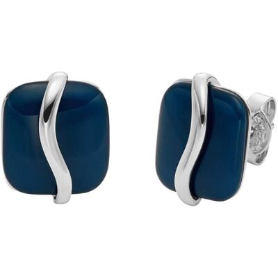 Skagen Stylové ocelové náušnice Sofie Sea Glass SKJ1810040 Skagen Stylové ocelové náušnice Sofie Sea Glass SKJ1810040