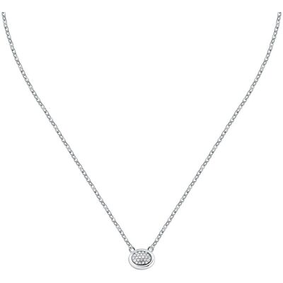 Trussardi Elegantní ocelový náhrdelník s krystaly T-Concept TJAYY19 Trussardi Elegantní ocelový náhrdelník s krystaly T-Concept TJAYY19