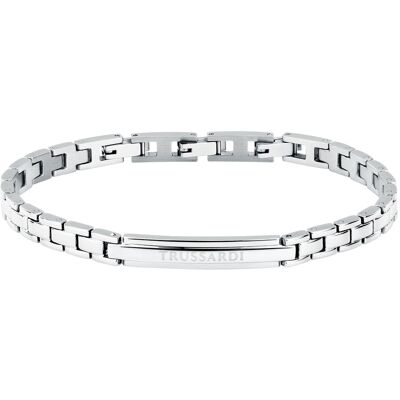 Trussardi Nadčasový ocelový náramek pro muže T-Steel TJAXV24 Trussardi Nadčasový ocelový náramek pro muže T-Steel TJAXV24