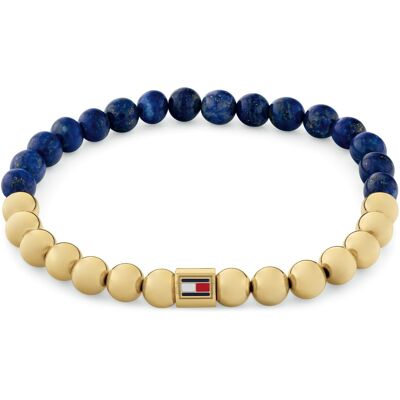 Tommy Hilfiger Korálkový náramek s lapis lazuli Semi-Precious Beads 2780963 Tommy Hilfiger Korálkový náramek s lapis lazuli Semi-Precious Beads 2780963
