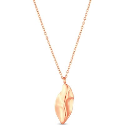 Vuch Krásný pozlacený náhrdelník List Virela Rose Gold Vuch Krásný pozlacený náhrdelník List Virela Rose Gold