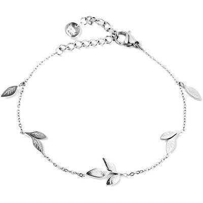 Vuch Náramek s motivem lístků Gleam Silver Vuch Náramek s motivem lístků Gleam Silver