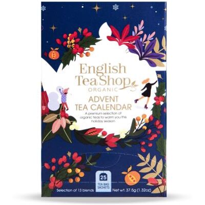 English Tea Shop Adventní kalendář Modrá krabička BIO 25 sáčků English Tea Shop Adventní kalendář Modrá krabička BIO 25 sáčků