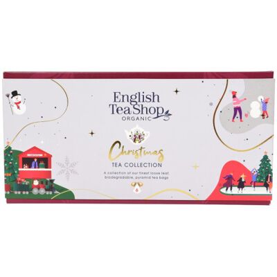 English Tea Shop Vánoční stromeček - Kolekce Bílá kouzla BIO 6 pyramidek English Tea Shop Vánoční stromeček - Kolekce Bílá kouzla BIO 6 pyramidek