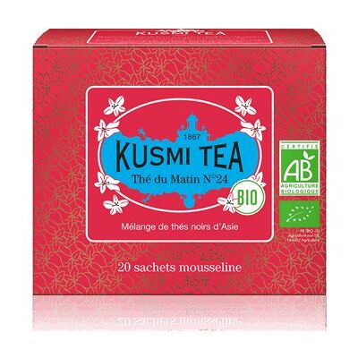 Kusmi Bio Černý Čaj - Cejlonský, Assam, Yunnan - 20 sáčků Kusmi Bio Černý Čaj - Cejlonský, Assam, Yunnan - 20 sáčků