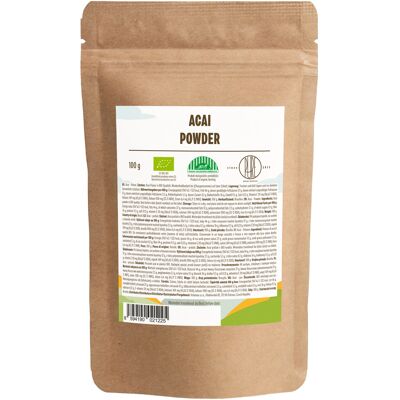 BrainMax Pure Acai Prášek - Organické Superpotraviny, 100 g BrainMax Pure Acai Prášek - Organické Superpotraviny, 100 g