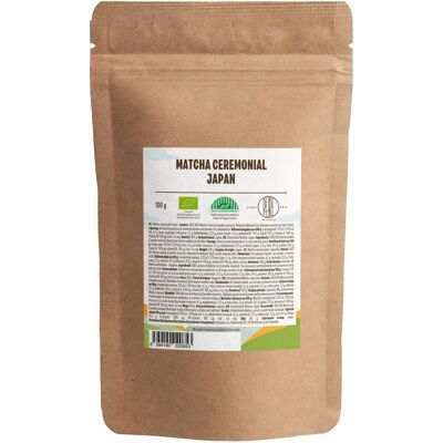 BrainMax Čistý Matcha Ceremoniální Japonsko BIO - Matcha Čaj - 100g BrainMax Čistý Matcha Ceremoniální Japonsko BIO - Matcha Čaj - 100g
