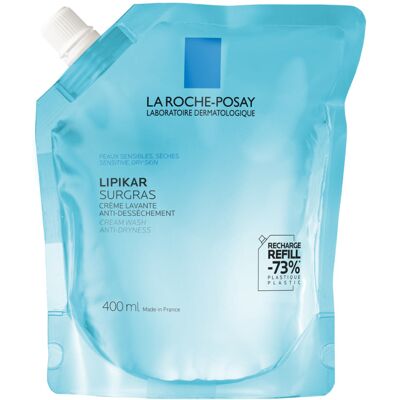 La Roche Posay Náplň pro sprchový krém Surgras Anti-Dryness Cream Wash 400 ml - náhradní náplň La Roche Posay Náplň pro sprchový krém Surgras Anti-Dryness Cream Wash 400 ml - náhradní náplň