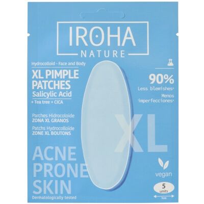 Iroha XL Kožní náplast - Snižuje zarudnutí, akné - Náplast na akné a zarudnutí Iroha XL Kožní náplast - Snižuje zarudnutí, akné - Náplast na akné a zarudnutí