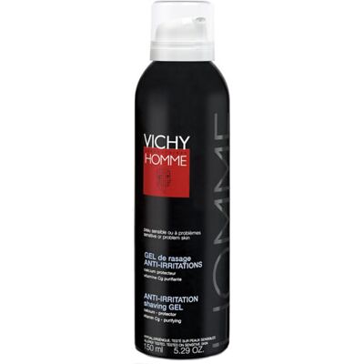 Vichy Homme Gel na holení proti podráždění - Gel na holení pro citlivou pokožku Vichy Homme Gel na holení proti podráždění - Gel na holení pro citlivou pokožku
