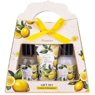 Accentra Dárková sada do koupele Lemon & Bergamot Essential Botanics Accentra Dárková sada do koupele Lemon & Bergamot Essential Botanics