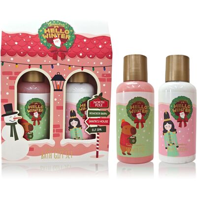 Accentra Dárková sada koupelová Hello Winter 2 x 100 ml Accentra Dárková sada koupelová Hello Winter 2 x 100 ml