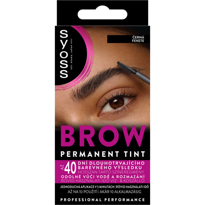 Syoss Černá barva na obočí - Brow Tint Syoss Černá barva na obočí - Brow Tint