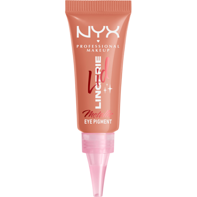 NYX Professional Makeup Tekuté oční stíny Lid Lingerie Cream Eye Pigment 6 ml 05 Gold String NYX Professional Makeup Tekuté oční stíny Lid Lingerie Cream Eye Pigment 6 ml 05 Gold String