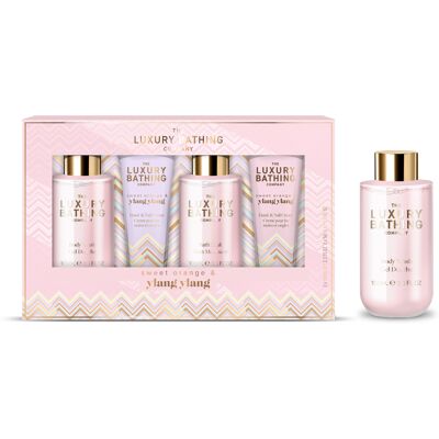 Grace Cole Dárková sada tělové péče v krabičce Pomeranč & Ylang Ylang 4 ks Grace Cole Dárková sada tělové péče v krabičce Pomeranč & Ylang Ylang 4 ks
