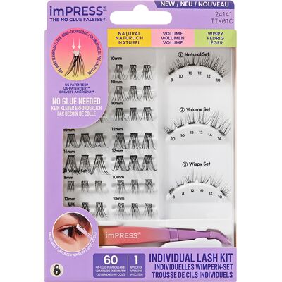 KISS Trsové řasy imPRESS Individual Lash Kit 01 KISS Trsové řasy imPRESS Individual Lash Kit 01