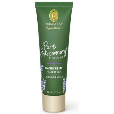Krém na ruce Primavera Organic Skincare - Uklidňující levandule a vanilka - Péče o ruce Krém na ruce Primavera Organic Skincare - Uklidňující levandule a vanilka - Péče o ruce