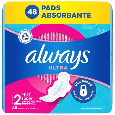 Always Hygienické vložky Super 48 ks Always Hygienické vložky Super 48 ks