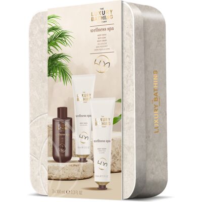 Grace Cole Dárková sada péče o tělo v plechové dóze Wellness Spa 3 ks Grace Cole Dárková sada péče o tělo v plechové dóze Wellness Spa 3 ks