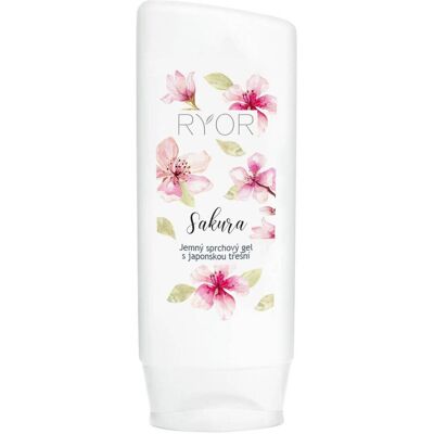 RYOR Jemný sprchový gel s japonskou třešní Sakura 200 ml RYOR Jemný sprchový gel s japonskou třešní Sakura 200 ml