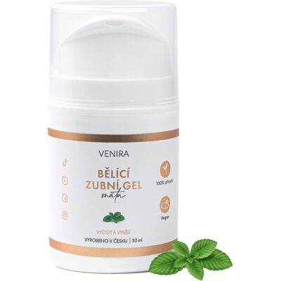 Venira Bělící zubní gel - Máta - 50ml - Bělící Gel Venira Bělící zubní gel - Máta - 50ml - Bělící Gel