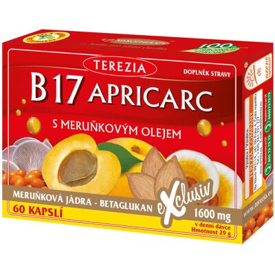 Terezia B17 Apricarc - Podporuje imunitu - 60 kapslí Terezia B17 Apricarc - Podporuje imunitu - 60 kapslí