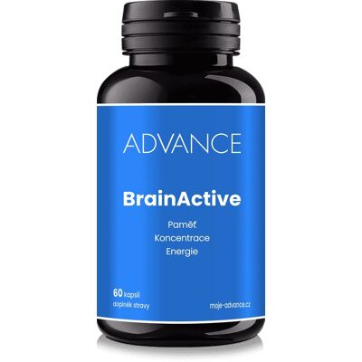 Advance Nutraceutics BrainActive – Paměť, Energie, Soustředění – 60 Kapslí Advance Nutraceutics BrainActive – Paměť, Energie, Soustředění – 60 Kapslí
