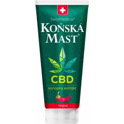 Herbamedicus Koňská mast s CBD hřejivá 200 ml Herbamedicus Koňská mast s CBD hřejivá 200 ml