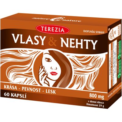 Terezia Company Terezia Vlasy & Nehty 60 kapslí - Vlasy a Nehty Terezia Company Terezia Vlasy & Nehty 60 kapslí - Vlasy a Nehty
