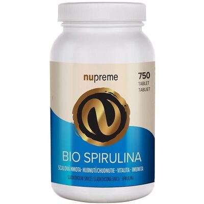 Nupreme Spirulina 750 Tablet - Doplňky stravy Nupreme Spirulina 750 Tablet - Doplňky stravy