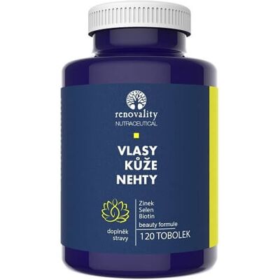 Renovality Vlasy, Kůže, Nehty - 120 Kapslí Renovality Vlasy, Kůže, Nehty - 120 Kapslí