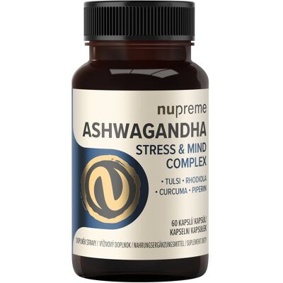 Nupreme Ashwagandha Complex 60 kapslí Nupreme Ashwagandha Complex 60 kapslí