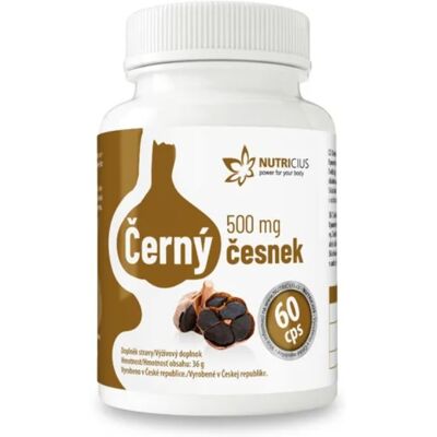 Nutricius Černý česnek 500 mg 60 kapslí Nutricius Černý česnek 500 mg 60 kapslí