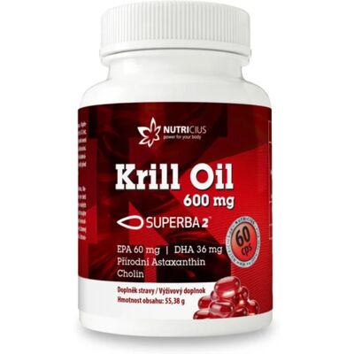 Nutricius Krill oil 600 mg Superba2 60 kapslí Nutricius Krill oil 600 mg Superba2 60 kapslí