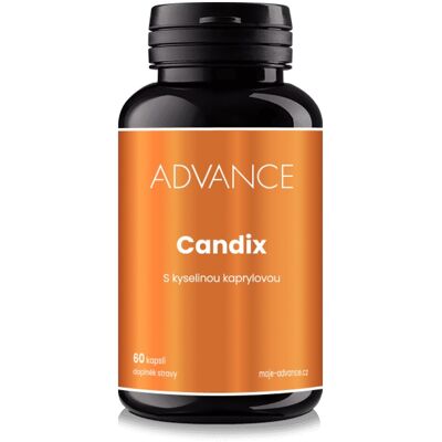 ADVANCE Candix Kyselina kaprylová 60 kapslí - Výživový doplněk ADVANCE Candix Kyselina kaprylová 60 kapslí - Výživový doplněk