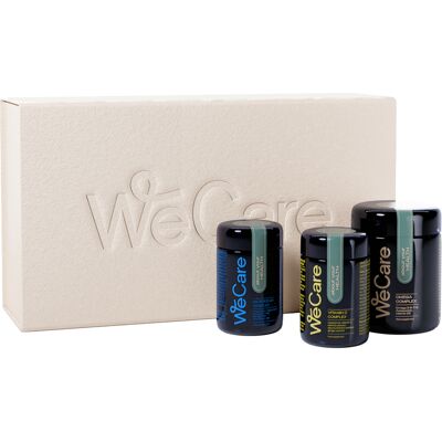 WeCare Dárková sada Omega Complex + Vitamin C Complex + Magnesium Complex WeCare Dárková sada Omega Complex + Vitamin C Complex + Magnesium Complex