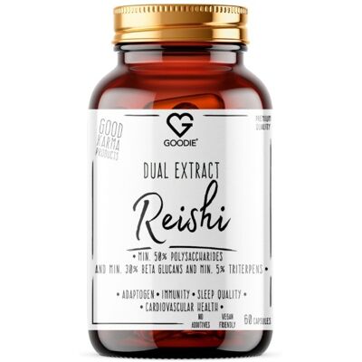 Goodie Reishi - Dual extrakt polysacharidů - 60 kapslí Goodie Reishi - Dual extrakt polysacharidů - 60 kapslí