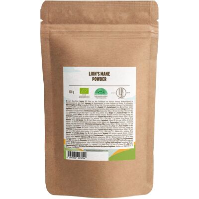 BrainMax Pure Lion's Mane (Hericium) Prášek - Podpora Kognitivních Funkcí BrainMax Pure Lion's Mane (Hericium) Prášek - Podpora Kognitivních Funkcí