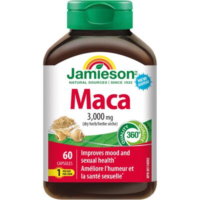 Jamieson Maca 3000 mg 60 kapslí Jamieson Maca 3000 mg 60 kapslí