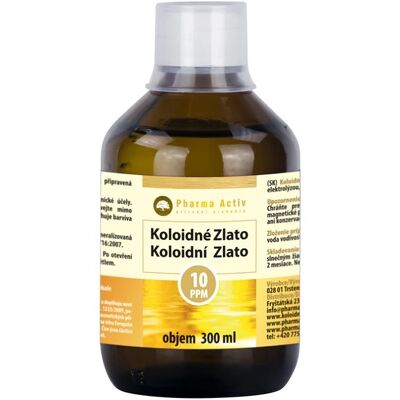 Pharma Activ Koloidní zlato (10ppm) 300 ml Pharma Activ Koloidní zlato (10ppm) 300 ml