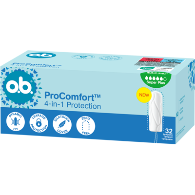 o.b. Tampóny ProComfort Super Plus 32 ks o.b. Tampóny ProComfort Super Plus 32 ks